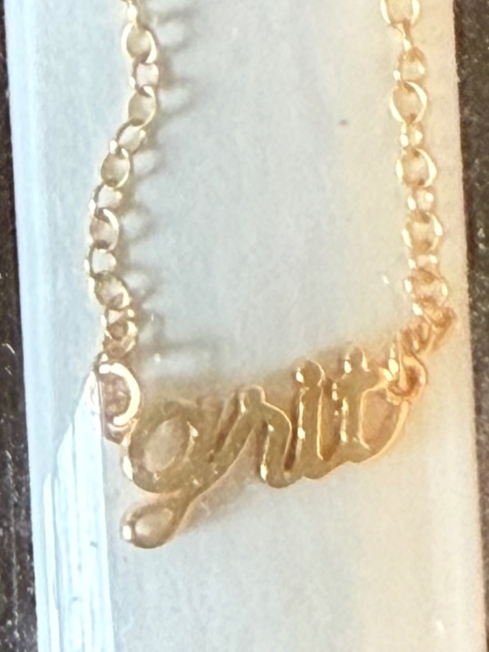 Kris Nations Farmgirl Flowers 18k Gold Vermeil Grit Necklace